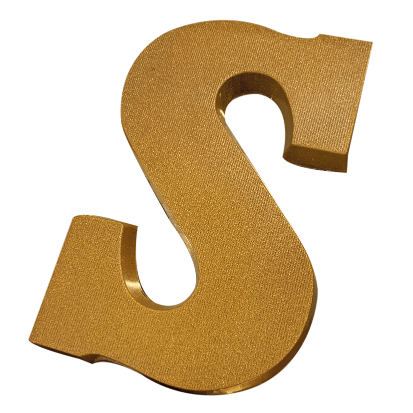 Chocoladeletter GOUD - JIJ BENT GOUD WAARD - Inclusief Banderol